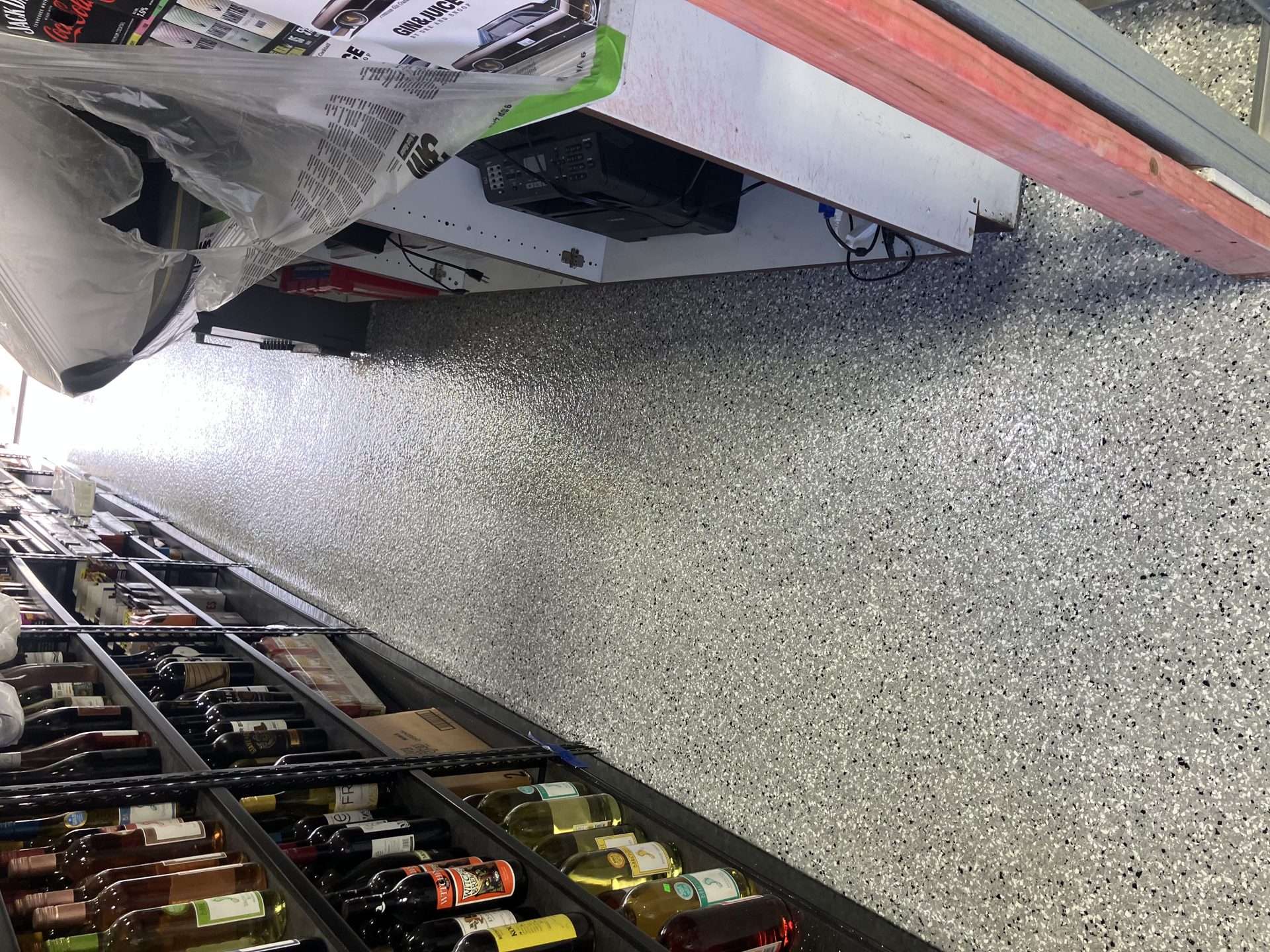 Liquor Store Commercial Flake Epoxy